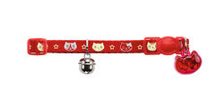 Hunter Krokom kattehalsbånd med refleks og sikkerhetslås, rød