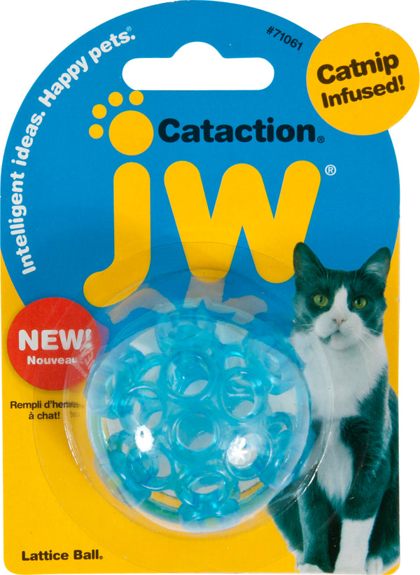 JW Cataction Gitterball Katteleke med Kattemynte.