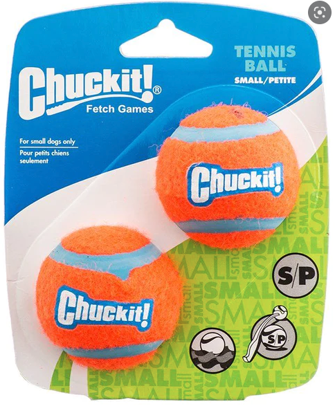 Chuckit Tennisball 2-pakk, str. S