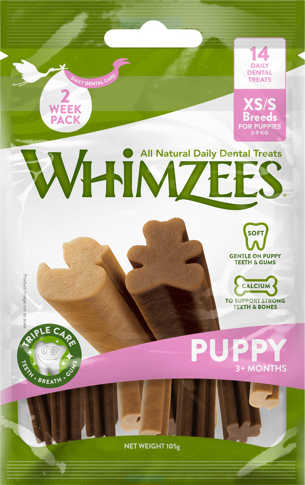 Whimzees Puppy XS/S, 14 stk./105 gram